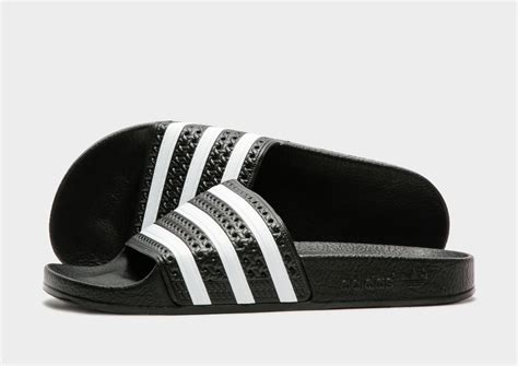 adidas originals adilette badslippers zwart/wit|Adidas Adilette slippers.